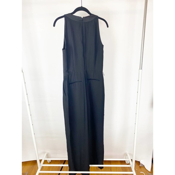 Banana Republic Black Wide Leg Sleeveless Jumpsuit - Picture 3 of 8